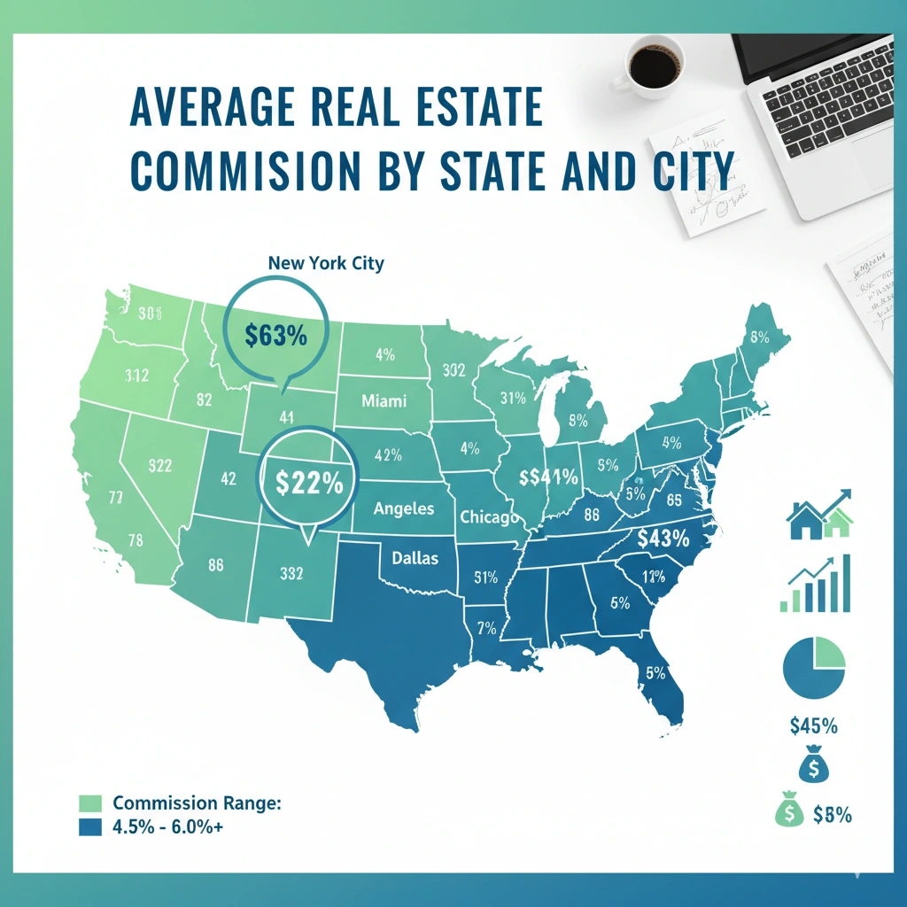 Average Real Estate Commission by State and City